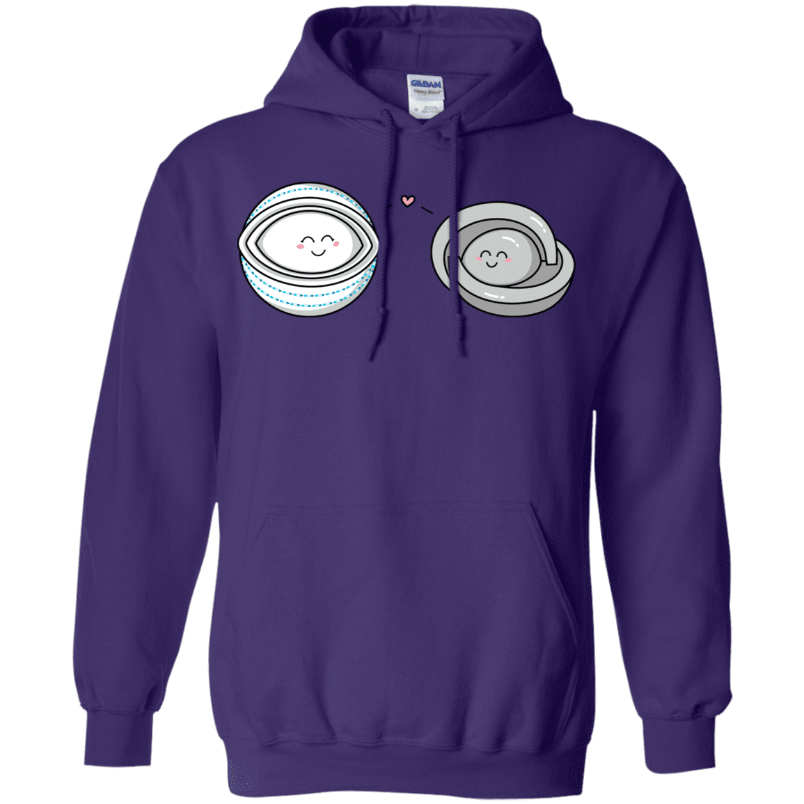 Sweatshirts Purple / S Kawaii Timeless Mothership and Lifeboat Pullover Hoodie