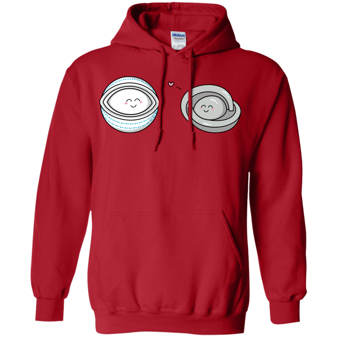 Sweatshirts Red / S Kawaii Timeless Mothership and Lifeboat Pullover Hoodie