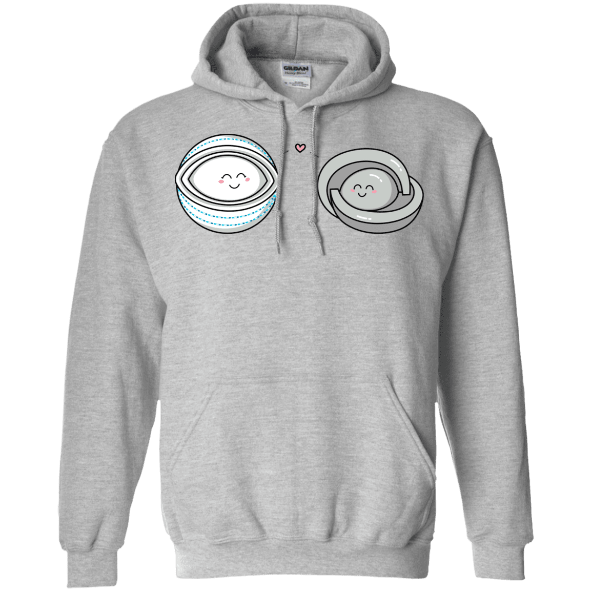 Sweatshirts Sport Grey / S Kawaii Timeless Mothership and Lifeboat Pullover Hoodie