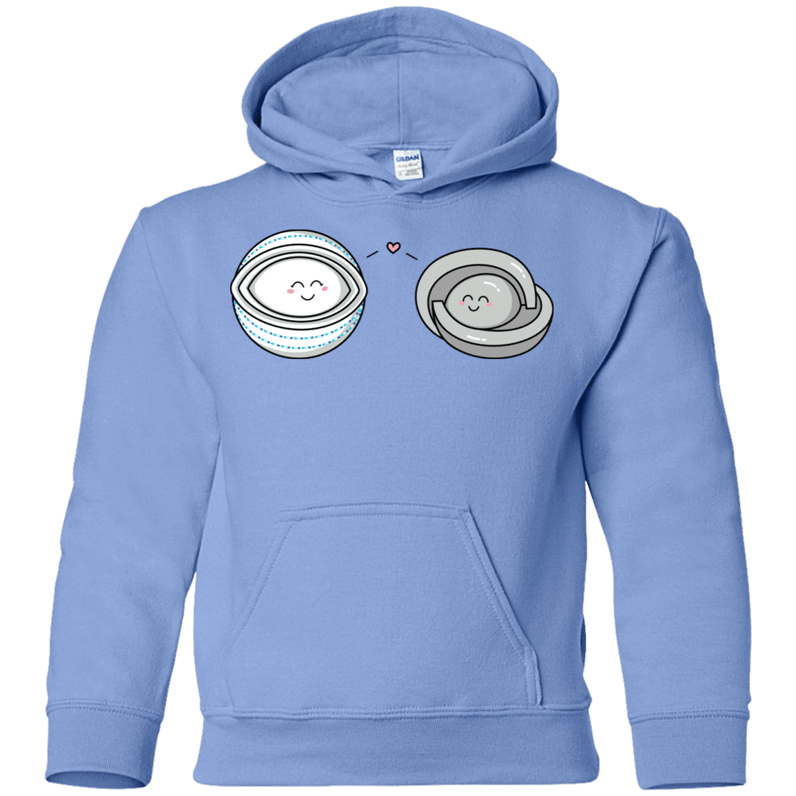 Sweatshirts Carolina Blue / YS Kawaii Timeless Mothership and Lifeboat Youth Hoodie