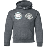 Sweatshirts Dark Heather / YS Kawaii Timeless Mothership and Lifeboat Youth Hoodie