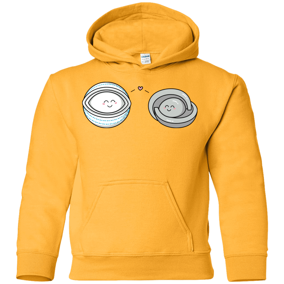 Sweatshirts Gold / YS Kawaii Timeless Mothership and Lifeboat Youth Hoodie