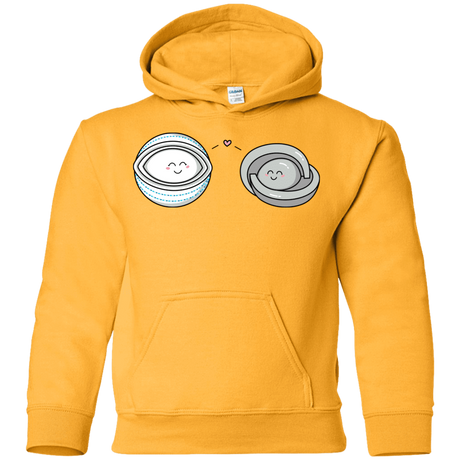 Sweatshirts Gold / YS Kawaii Timeless Mothership and Lifeboat Youth Hoodie