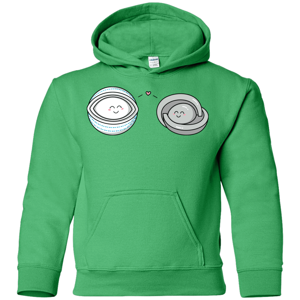 Sweatshirts Irish Green / YS Kawaii Timeless Mothership and Lifeboat Youth Hoodie