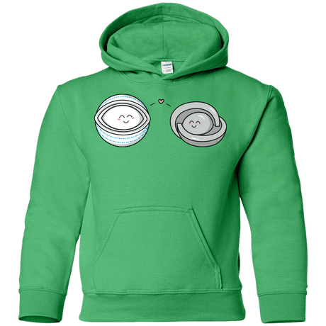 Sweatshirts Irish Green / YS Kawaii Timeless Mothership and Lifeboat Youth Hoodie