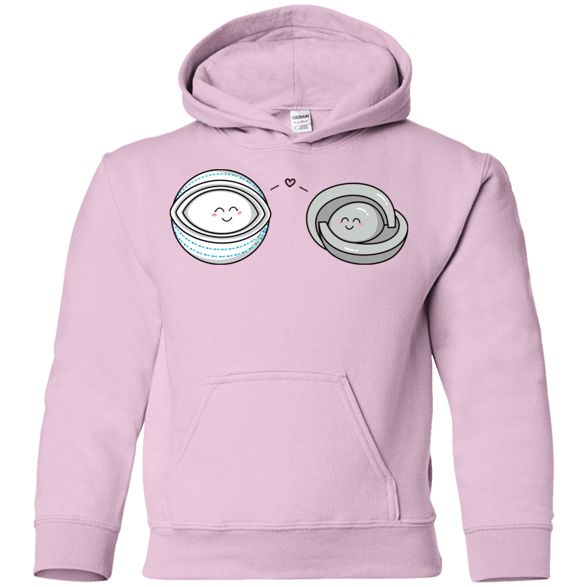 Sweatshirts Light Pink / YS Kawaii Timeless Mothership and Lifeboat Youth Hoodie