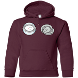 Sweatshirts Maroon / YS Kawaii Timeless Mothership and Lifeboat Youth Hoodie