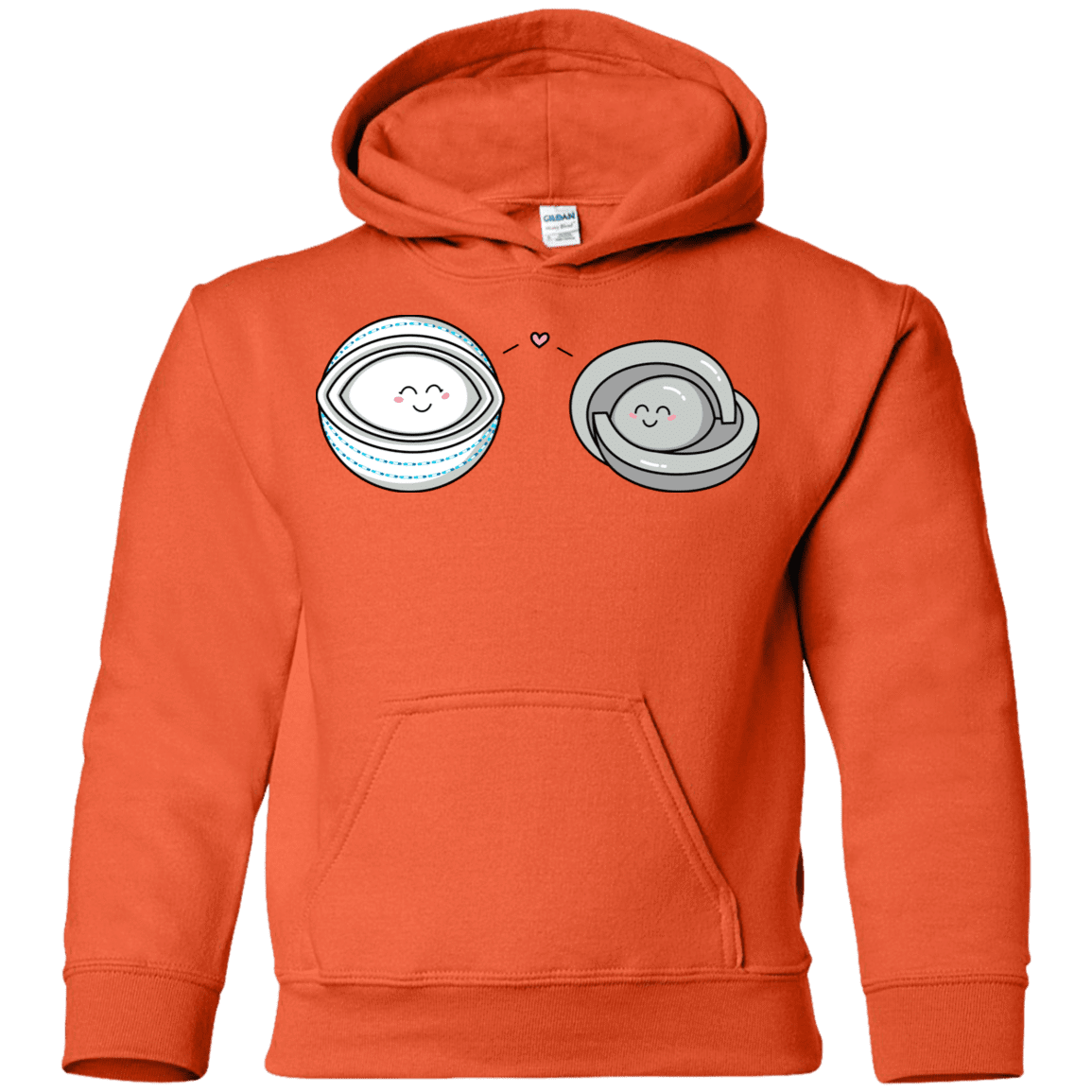 Sweatshirts Orange / YS Kawaii Timeless Mothership and Lifeboat Youth Hoodie