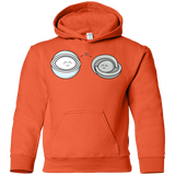 Sweatshirts Orange / YS Kawaii Timeless Mothership and Lifeboat Youth Hoodie