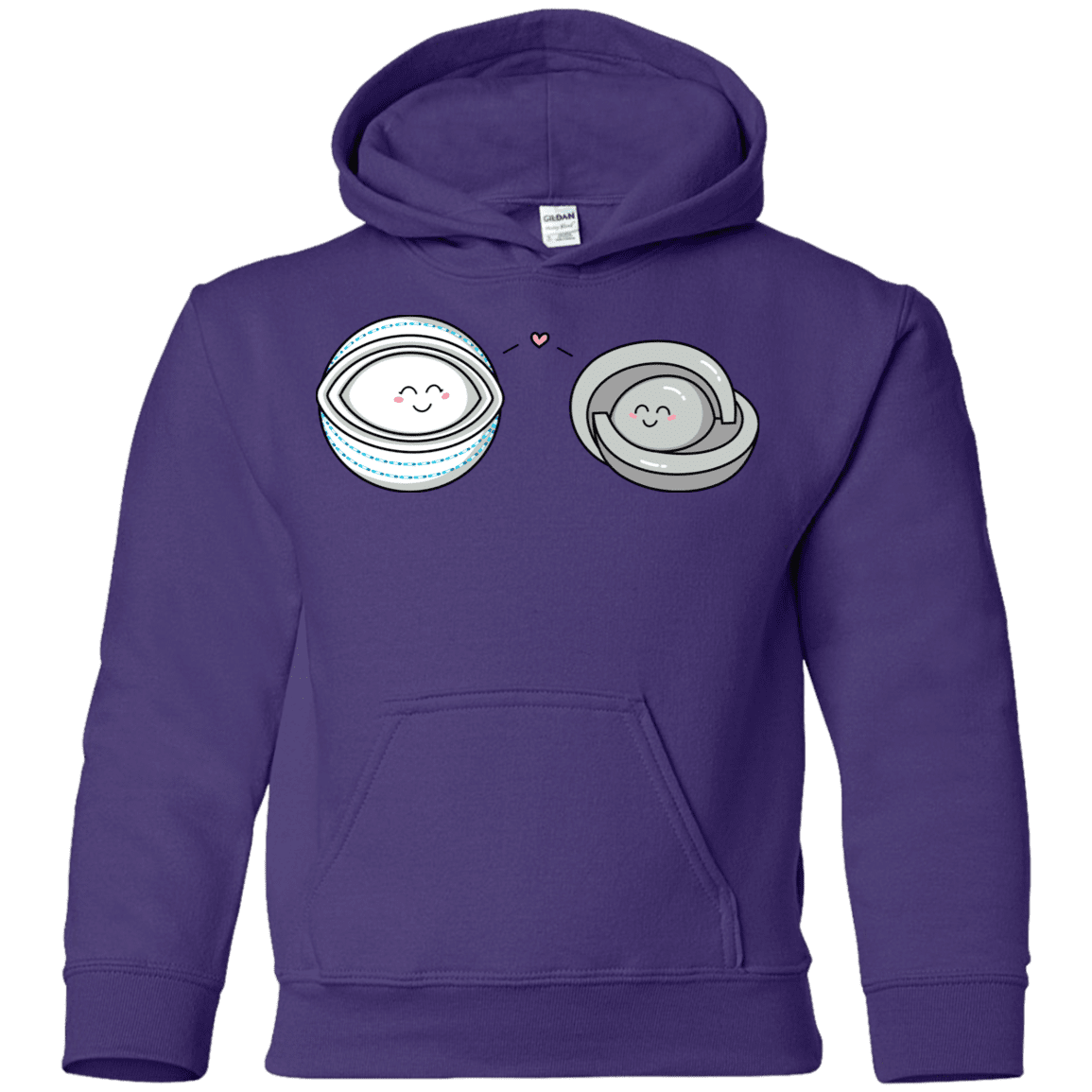 Sweatshirts Purple / YS Kawaii Timeless Mothership and Lifeboat Youth Hoodie