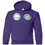 Sweatshirts Purple / YS Kawaii Timeless Mothership and Lifeboat Youth Hoodie