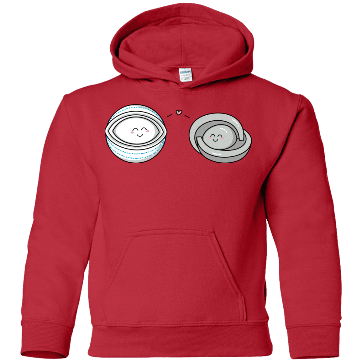 Sweatshirts Red / YS Kawaii Timeless Mothership and Lifeboat Youth Hoodie