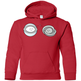 Sweatshirts Red / YS Kawaii Timeless Mothership and Lifeboat Youth Hoodie