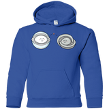 Sweatshirts Royal / YS Kawaii Timeless Mothership and Lifeboat Youth Hoodie