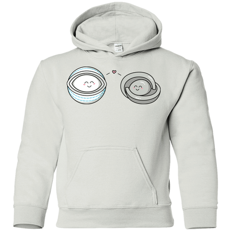 Sweatshirts White / YS Kawaii Timeless Mothership and Lifeboat Youth Hoodie