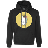 Sweatshirts Black / S Kawaii Unicorn Premium Fleece Hoodie