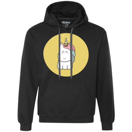 Sweatshirts Black / S Kawaii Unicorn Premium Fleece Hoodie