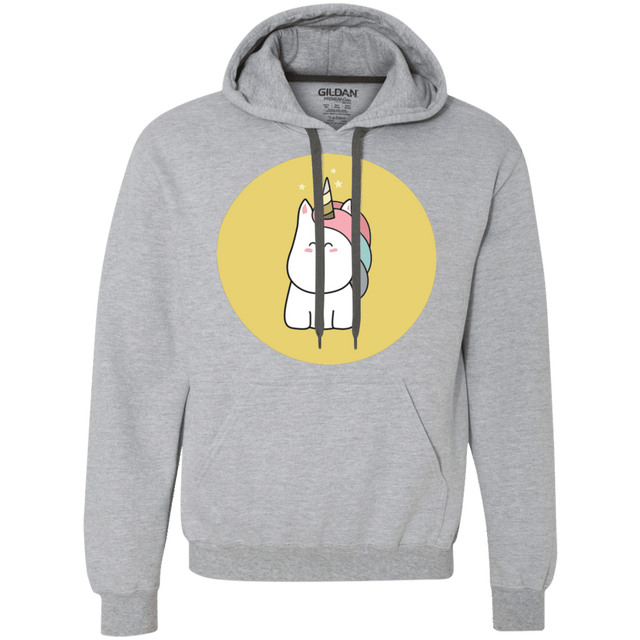 Sweatshirts Sport Grey / S Kawaii Unicorn Premium Fleece Hoodie
