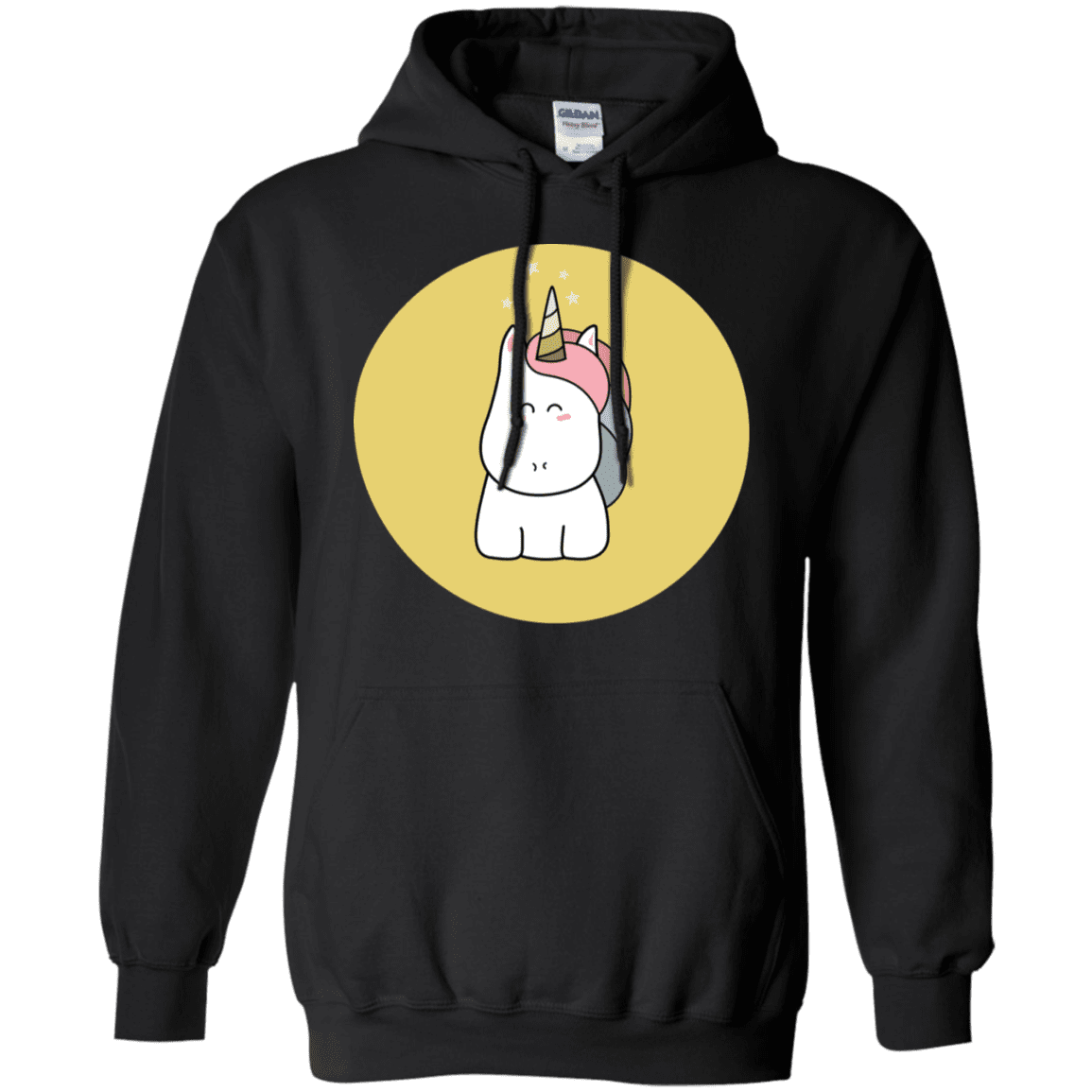 Sweatshirts Black / S Kawaii Unicorn Pullover Hoodie