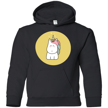 Sweatshirts Black / YS Kawaii Unicorn Youth Hoodie