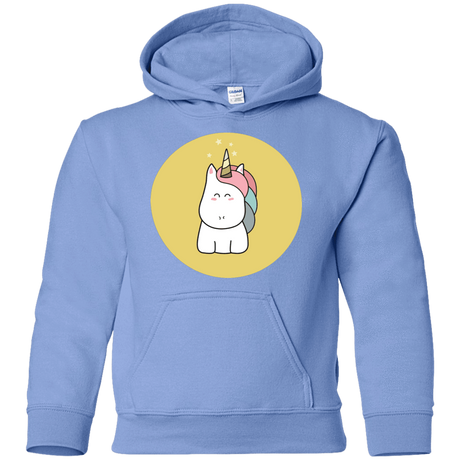 Sweatshirts Carolina Blue / YS Kawaii Unicorn Youth Hoodie