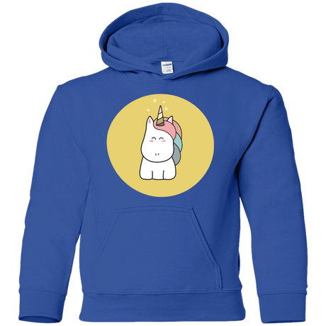 Sweatshirts Royal / YS Kawaii Unicorn Youth Hoodie