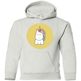 Sweatshirts White / YS Kawaii Unicorn Youth Hoodie