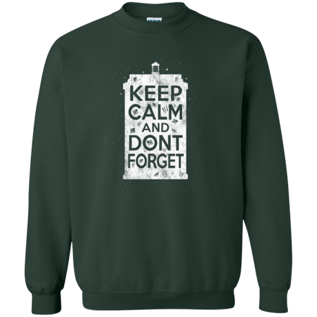 Sweatshirts Forest Green / Small KCDF Tardis Crewneck Sweatshirt