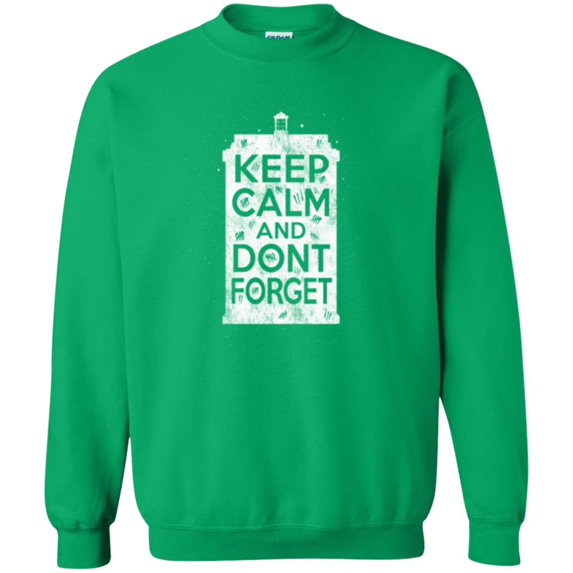 Sweatshirts Irish Green / Small KCDF Tardis Crewneck Sweatshirt