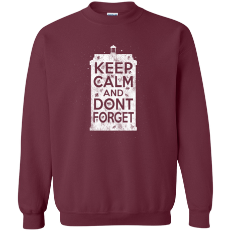 Sweatshirts Maroon / Small KCDF Tardis Crewneck Sweatshirt