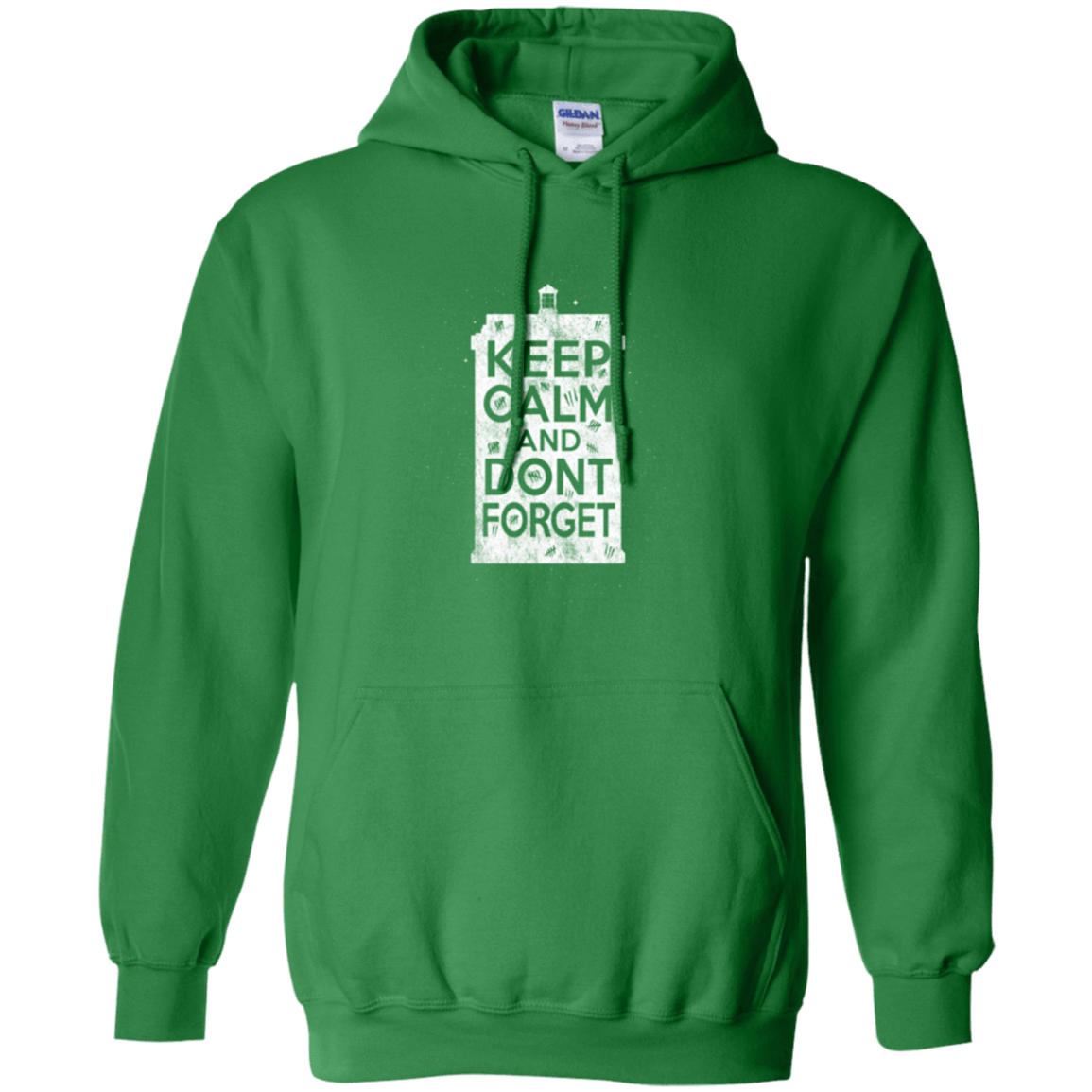 Sweatshirts Irish Green / Small KCDF Tardis Pullover Hoodie