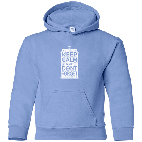 Sweatshirts Carolina Blue / YS KCDF Tardis Youth Hoodie