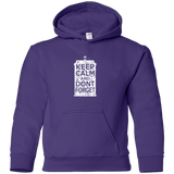Sweatshirts Purple / YS KCDF Tardis Youth Hoodie