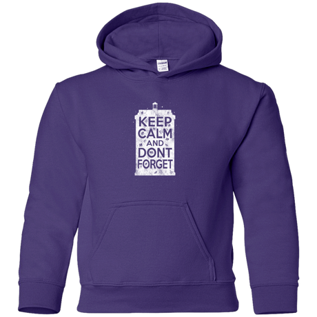 Sweatshirts Purple / YS KCDF Tardis Youth Hoodie