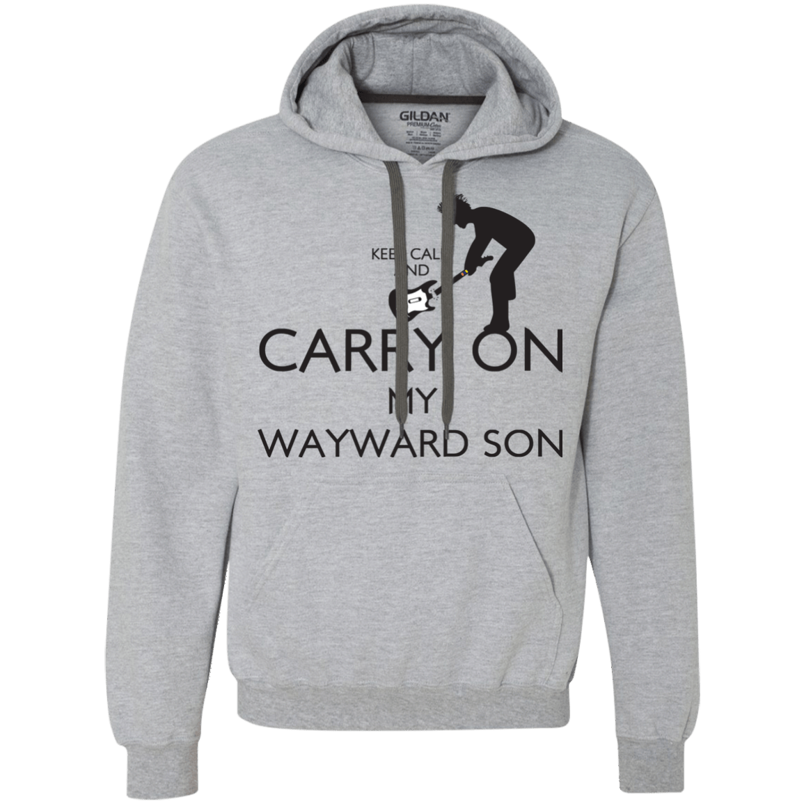 Sweatshirts Sport Grey / S Keep Calm and Carry On My Wayward Son! Premium Fleece Hoodie