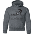 Sweatshirts Dark Heather / YS Keep Calm and Carry On My Wayward Son! Youth Hoodie