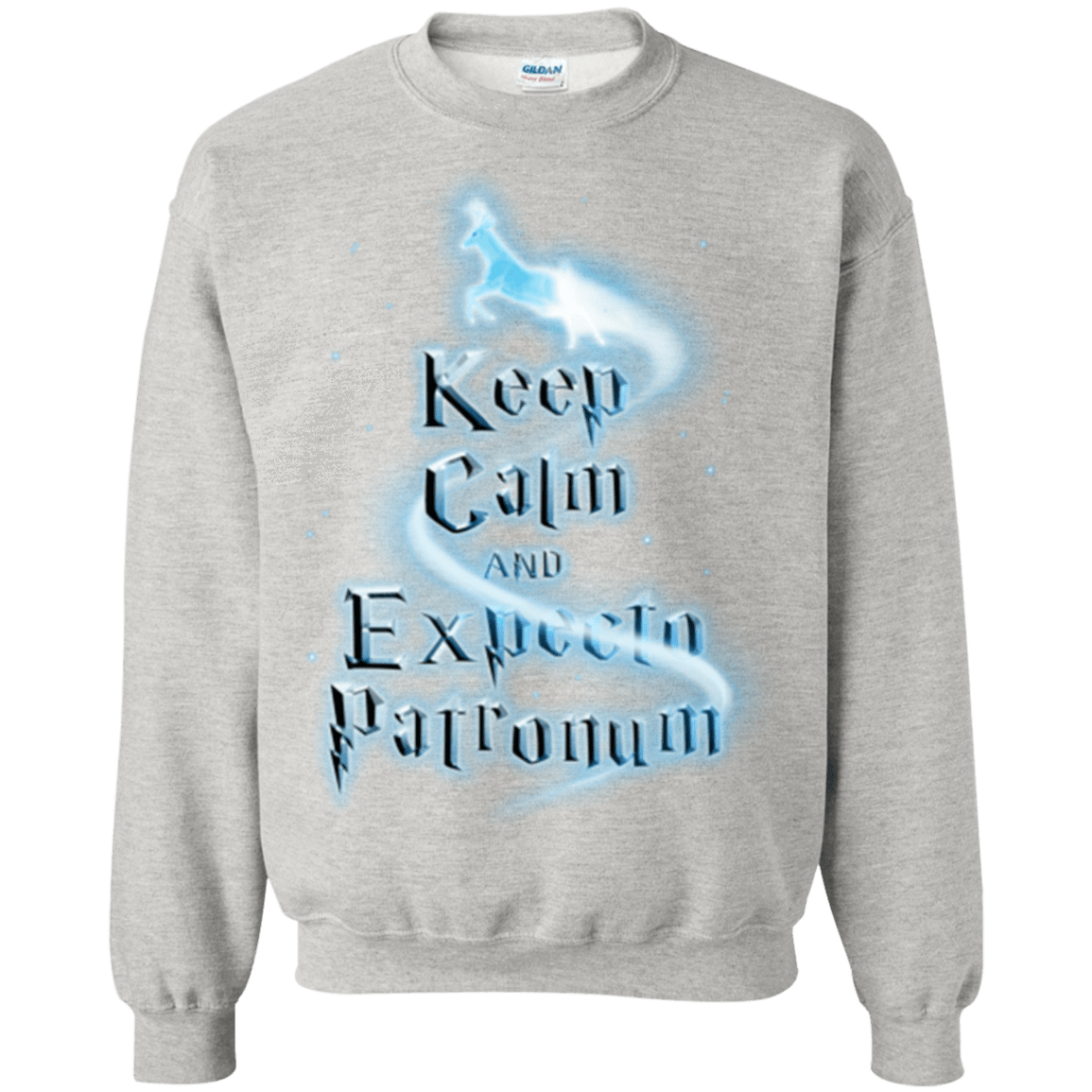 Sweatshirts Ash / Small Keep Calm and Expecto Patronum Crewneck Sweatshirt