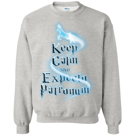 Sweatshirts Ash / Small Keep Calm and Expecto Patronum Crewneck Sweatshirt