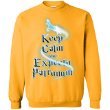 Sweatshirts Gold / Small Keep Calm and Expecto Patronum Crewneck Sweatshirt