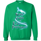 Sweatshirts Irish Green / Small Keep Calm and Expecto Patronum Crewneck Sweatshirt