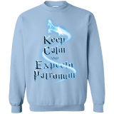 Sweatshirts Light Blue / Small Keep Calm and Expecto Patronum Crewneck Sweatshirt