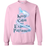 Sweatshirts Light Pink / Small Keep Calm and Expecto Patronum Crewneck Sweatshirt