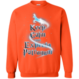 Sweatshirts Orange / Small Keep Calm and Expecto Patronum Crewneck Sweatshirt