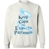 Sweatshirts White / Small Keep Calm and Expecto Patronum Crewneck Sweatshirt