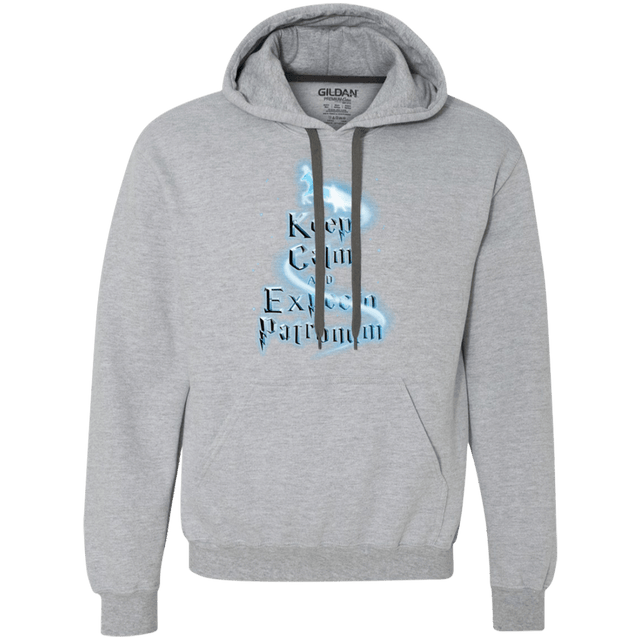 Sweatshirts Sport Grey / Small Keep Calm and Expecto Patronum Premium Fleece Hoodie
