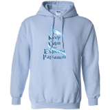 Sweatshirts Light Blue / Small Keep Calm and Expecto Patronum Pullover Hoodie