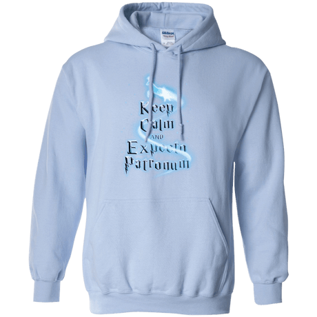 Sweatshirts Light Blue / Small Keep Calm and Expecto Patronum Pullover Hoodie