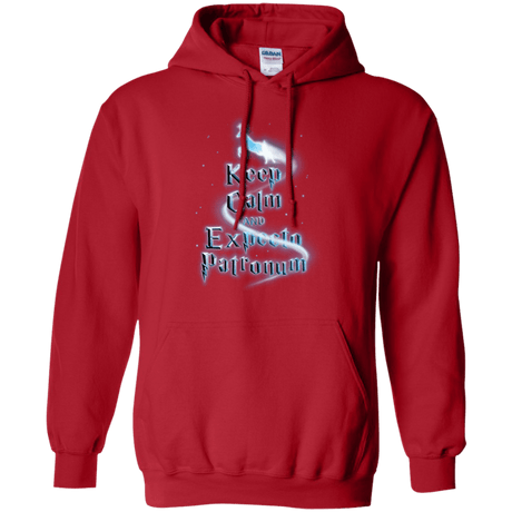 Sweatshirts Red / Small Keep Calm and Expecto Patronum Pullover Hoodie