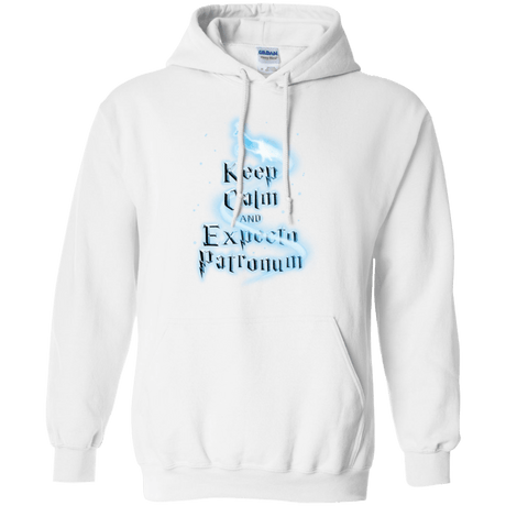 Sweatshirts White / Small Keep Calm and Expecto Patronum Pullover Hoodie