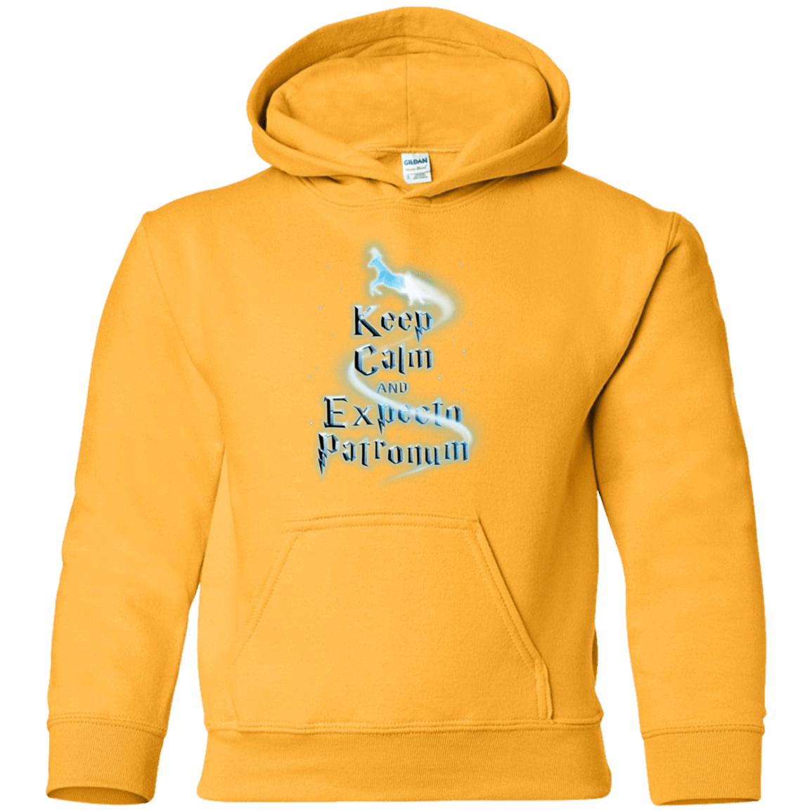 Sweatshirts Gold / YS Keep Calm and Expecto Patronum Youth Hoodie